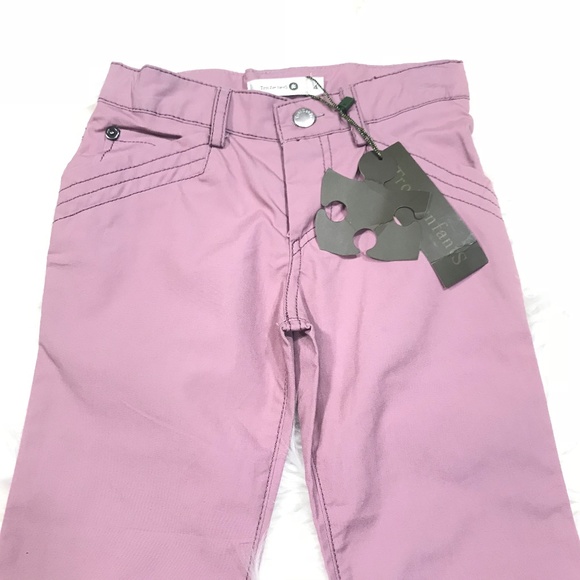 TROIZENFANTS LAVENDER GIRLS PANTS SIZE 4 "NWT" - Picture 2 of 4